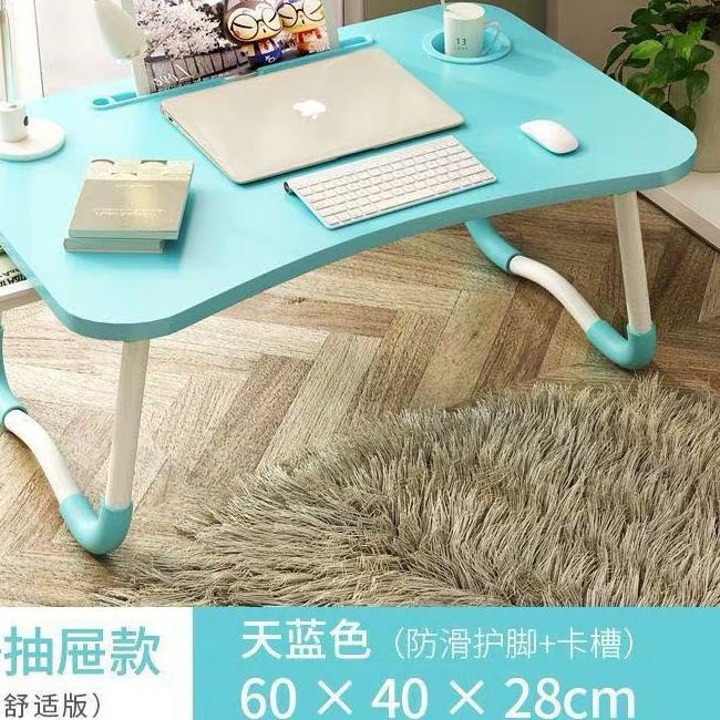 ♨ Meja Belajar USB Meja Laptop Laci Meja Lipat USB + Laci ❅