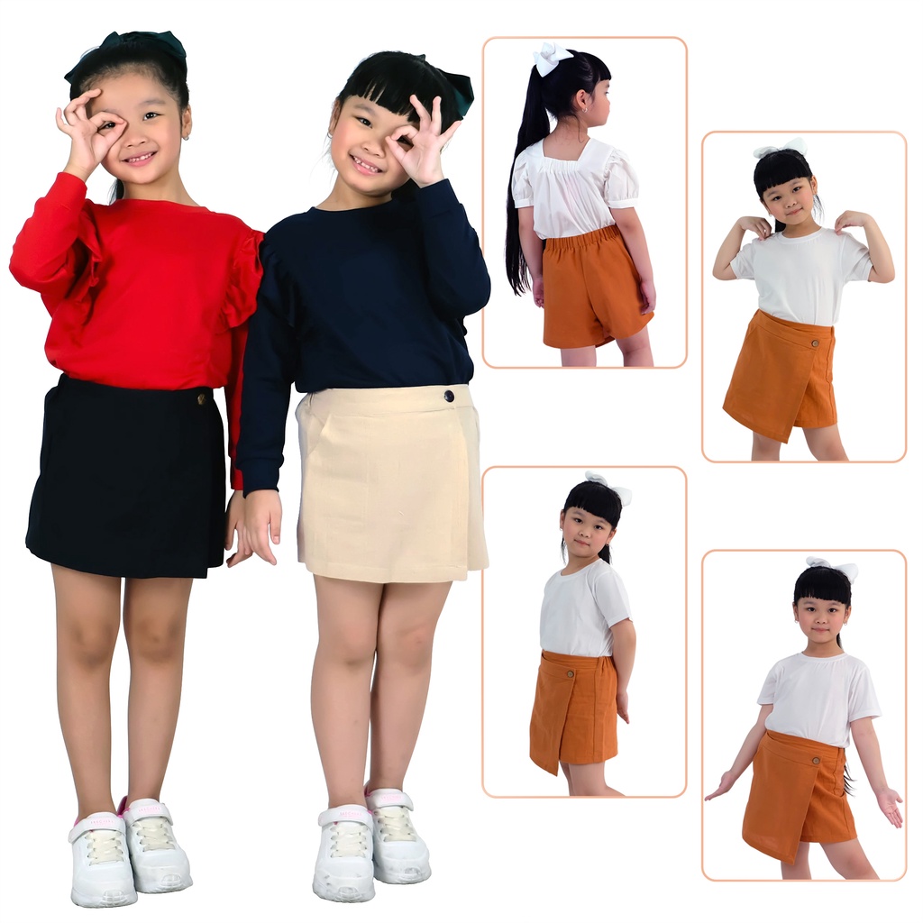 Celana Rok Anak Perempuan Korean Style Model Uniqlo Bahan Katun Bangkok Import Usia 1 Tahun Sampai 1