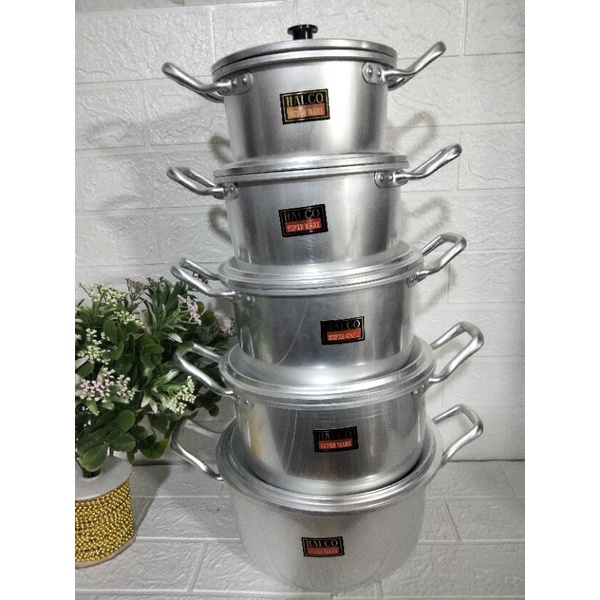 panci set halco 5set/ panci set isi 5 halco