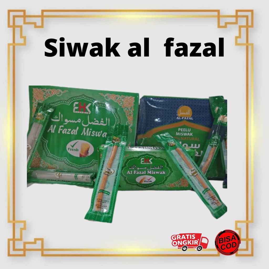 Siwak kayu Sewak Al Mubarak / Siwak Miswak Almubarak