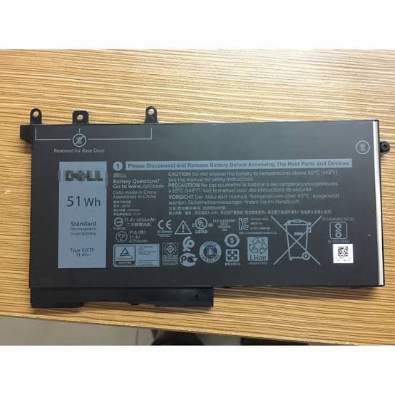 Baterai Dell Latitude 93FTF 5288 E5480 E5580 E5490 E5590 5491 93FTF