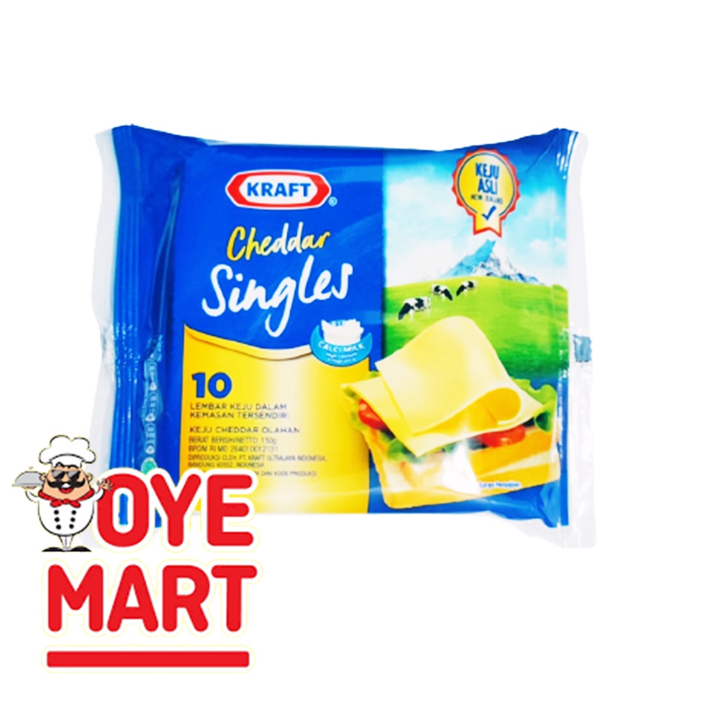 KEJU KRAFT SINGLES REGULAR 150GR ISI 10 PCS / KEJU SLICE