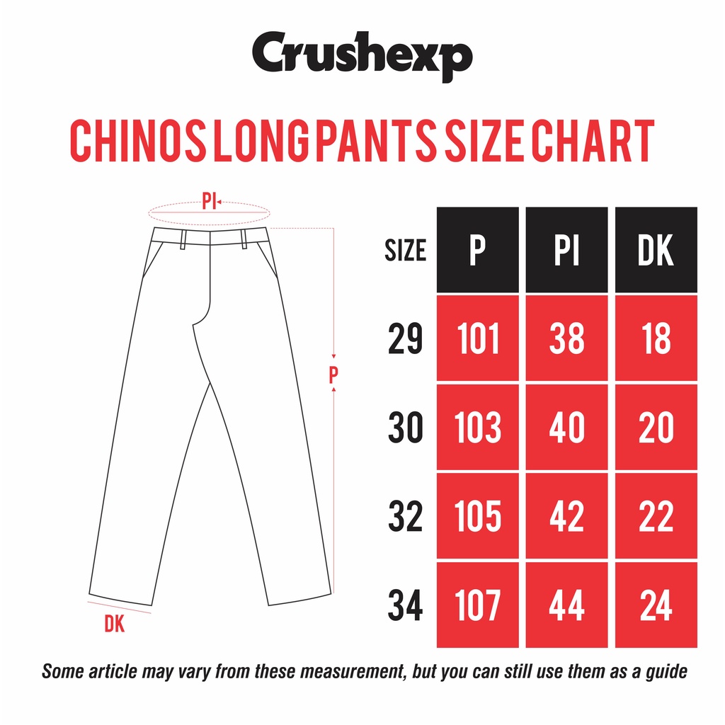 CRUSH EXP Celana Panjang Chinos -  SPC0216/217/218/219/220