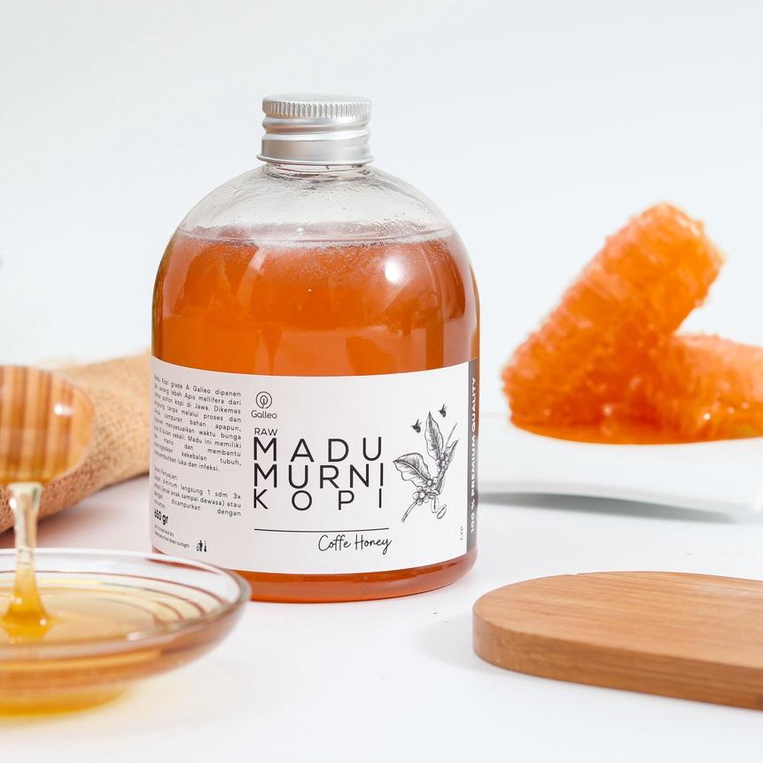 

➧ Murni Kopi 650 gr Galleo Grade A Raw Honey [ Free Sendok Kayu ] ♚