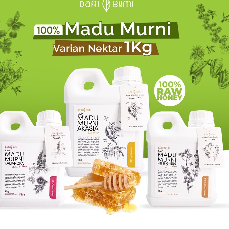 

♧ Murni 1kg Asli Dari Bumi Varian Nektar 100% Raw Honey ☂