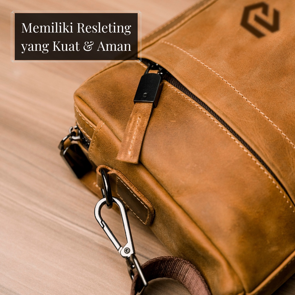 Tas Selempang Multifungsi Fashion Cowok Terkini dan Kekinian Handbag Clutch Cowok Cewek Terbaru - BERLIN MULTIBAG