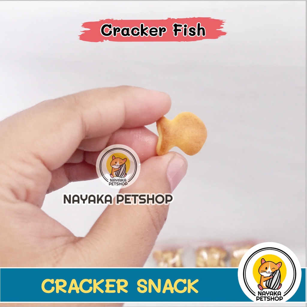 Cracker Snack Hamster Biskuit 20 gr Makanan Cemilan Extra Food Camilan Hewan