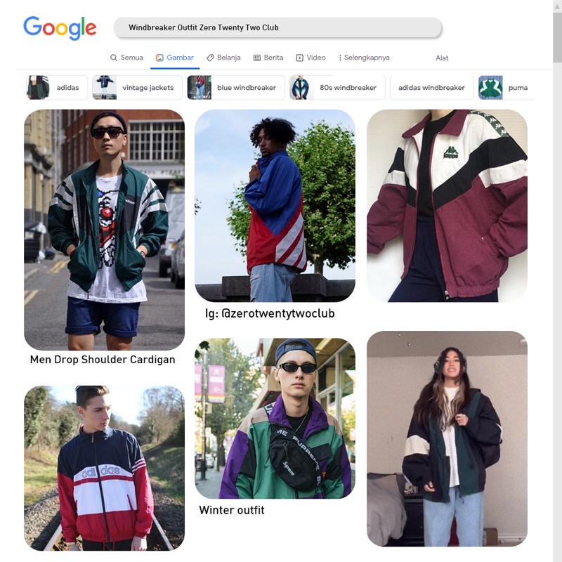 JACKET WINDBREAKER VINTAGE