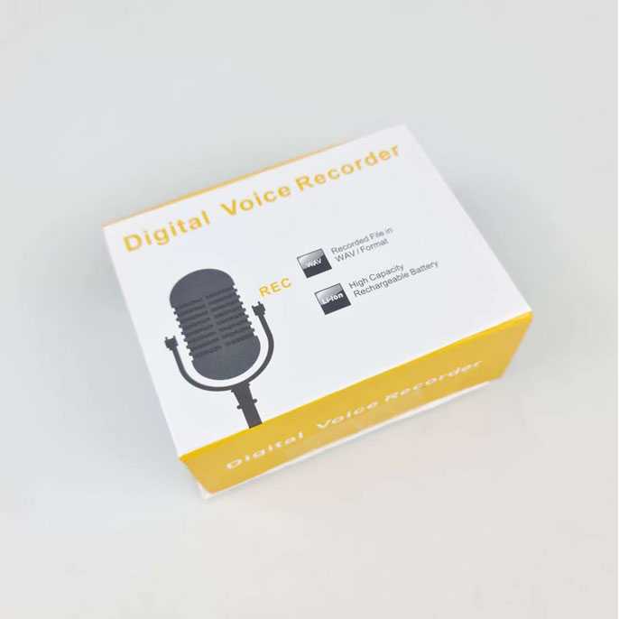 Perekam Suara Hyperbolic Mini Digital Voice Recorder 8GB