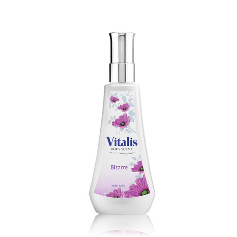 MFI - Vitalis Body Scent Spray Botol Plastik 120 ML | Parfum Tubuh