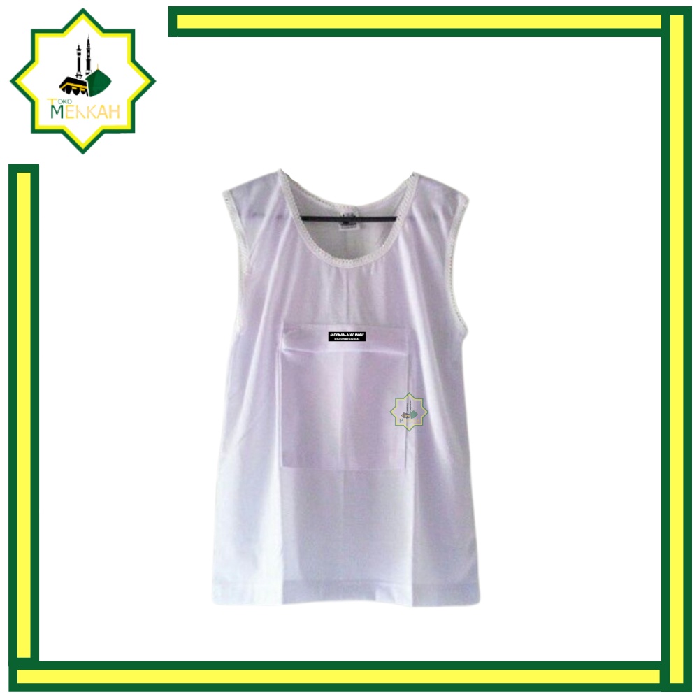 BAJU KAOS HAJI UMROH KANTONG DEWASA SINGLET | KAOS UMROH HAJI WANITA | KAOS OBLONG KANTONG