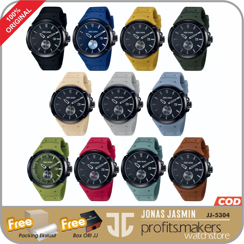 JONAS JASMIN JJ 5304/ JJ-5304 / JJ5304  Watch Jam Tangan Pria ORIGINAL