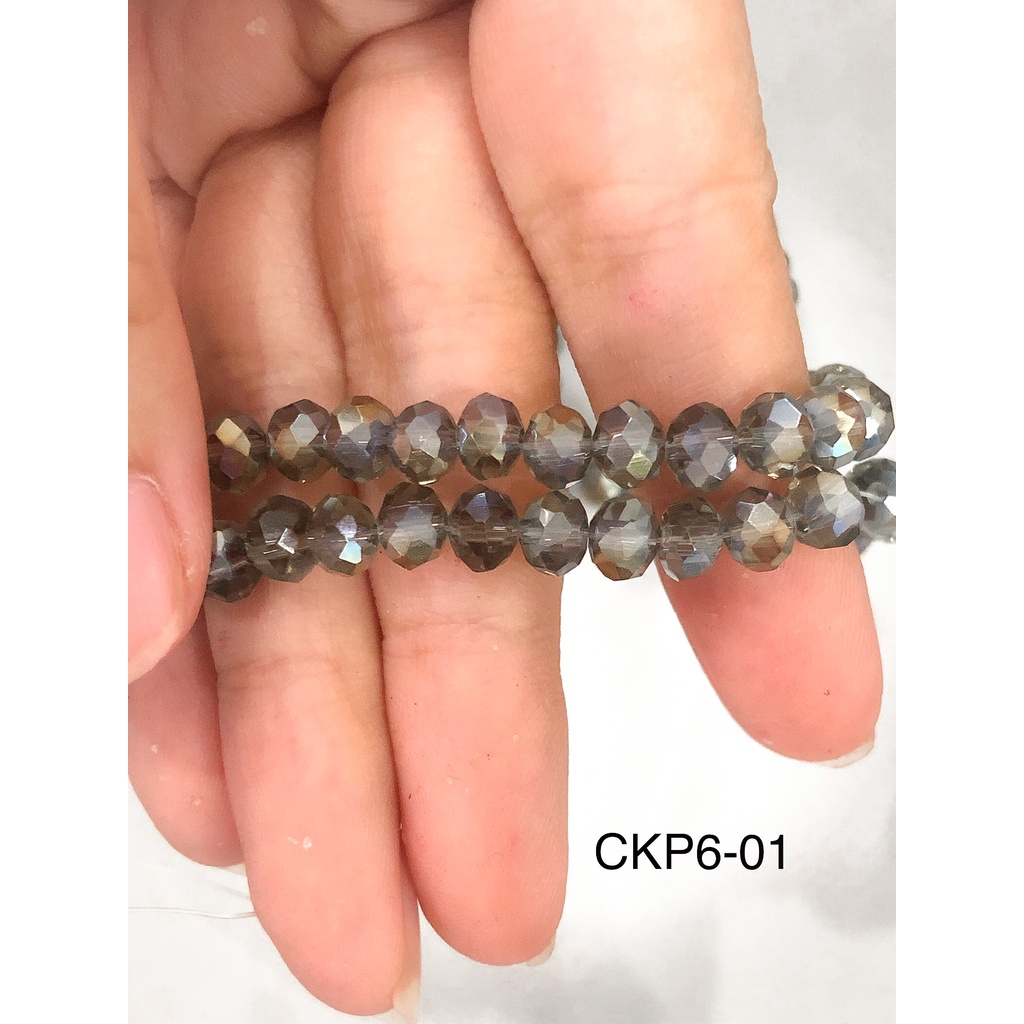 CEKO PAO 6MM / CEKO AB PELANGI BULAT / KRISTAL CEKO BULAT / MANIK CEKO PAO / MANIK CEKO BULAT