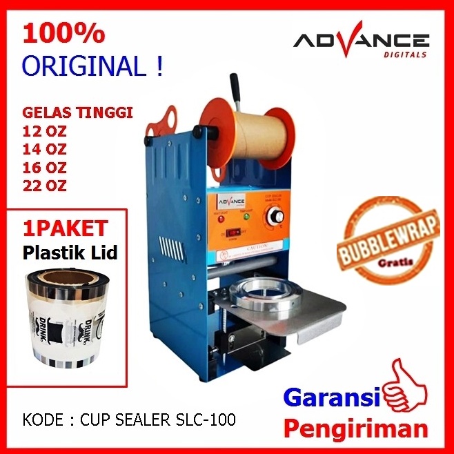 Mesin Press Gelas Plastik Cup Sealer ADVANCE SLC 100 (ADVANCE) Bergaransi