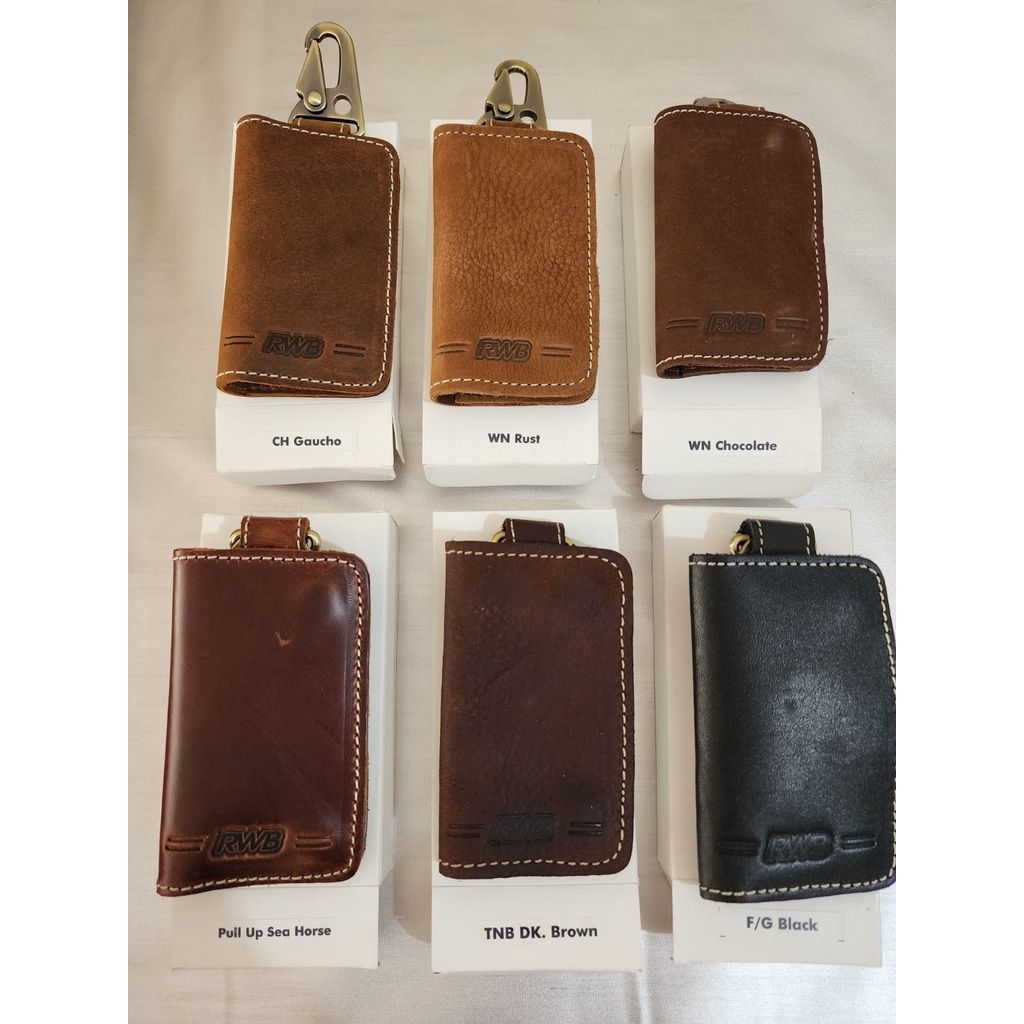 Dompet STNK RWB Kulit Asli/Gantungan Kunci Mobil Motor 100% Genuine Leather