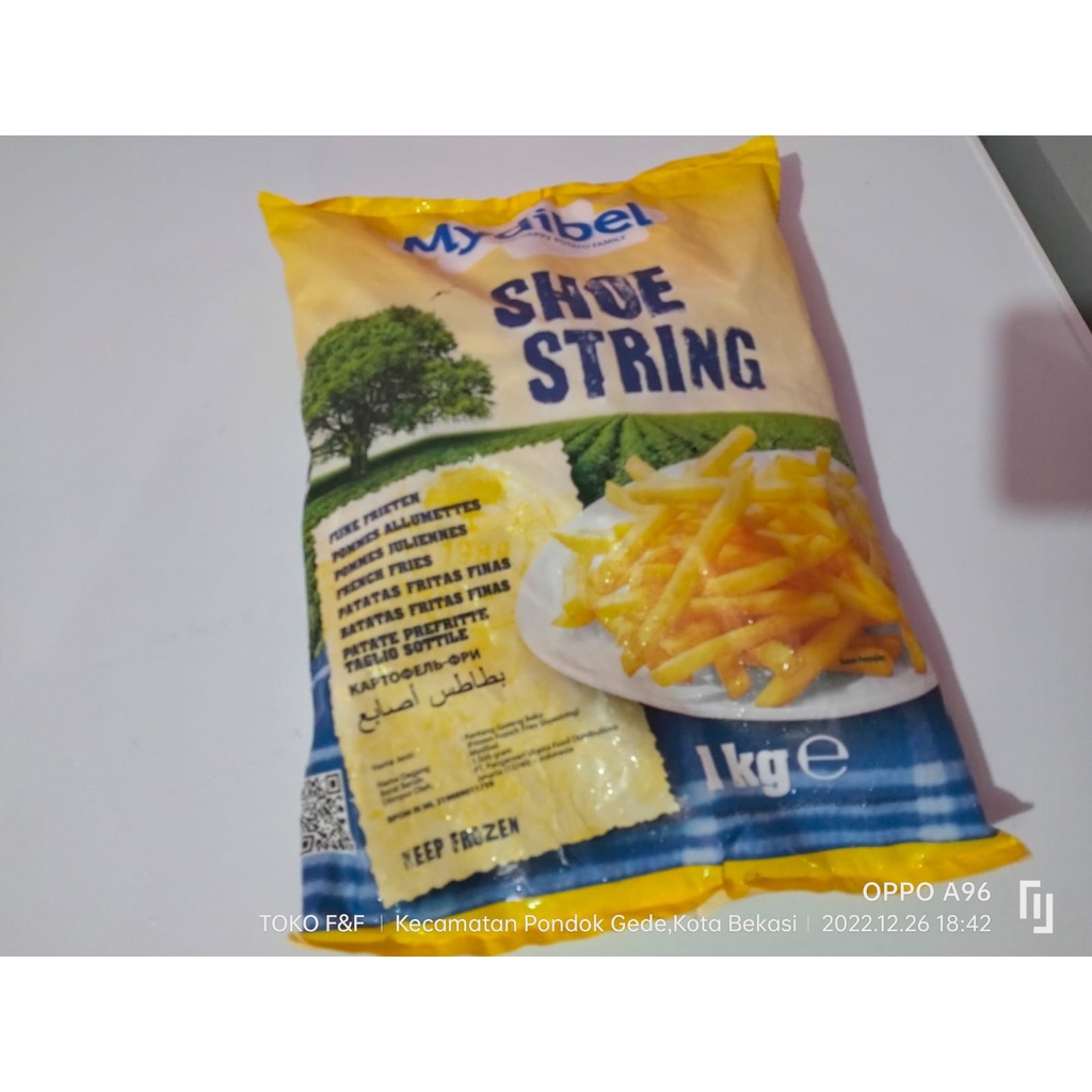 

Kentang goreng beku Mydibel SHOE STRING