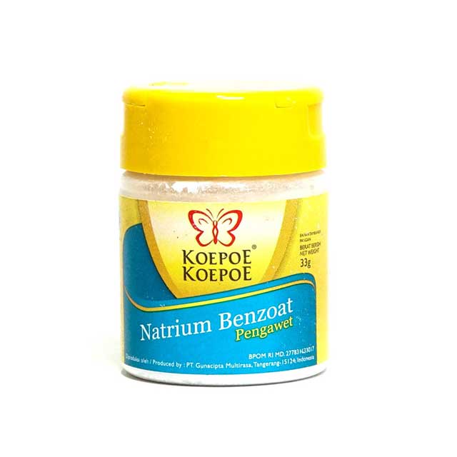 

KOEPOE NATRIUM BENZOATE 33 GRAM