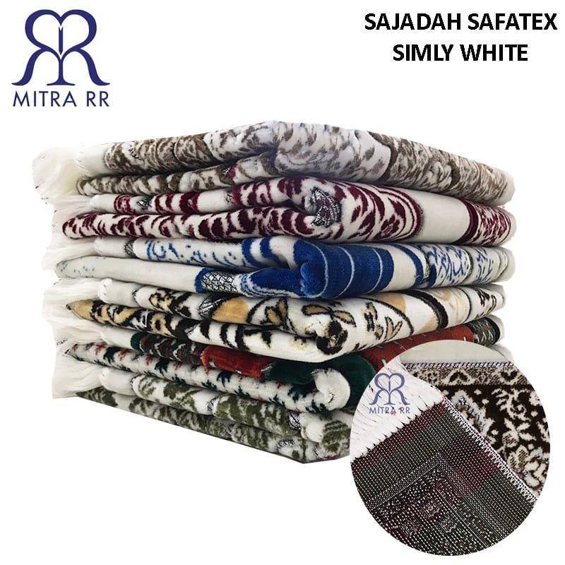 Sajadah Safatex Simli Ultra | Sajadah Turkey Turki Sajadah Prayer - Ukuran 70x110 Besar