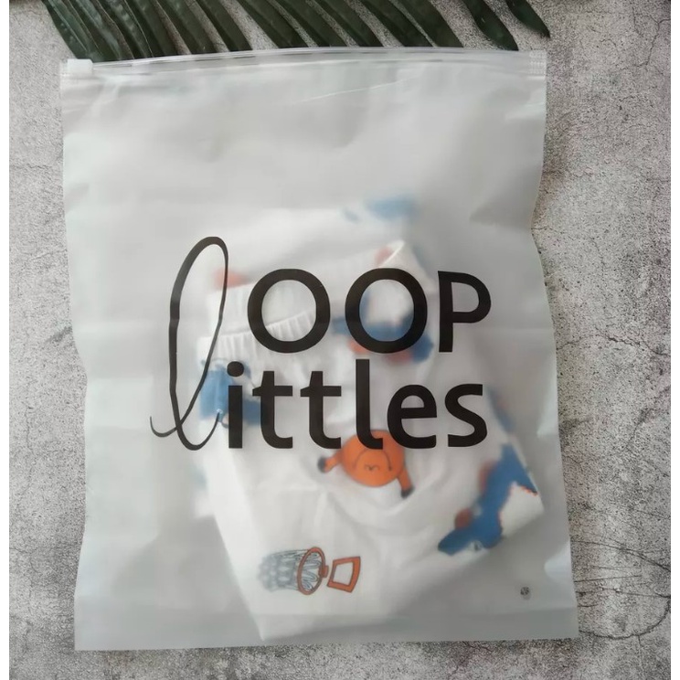 sablon plastik ziplok PE ZIPPER SABLON / plastik Baju /kantong plastik sablon ZIPLOCK