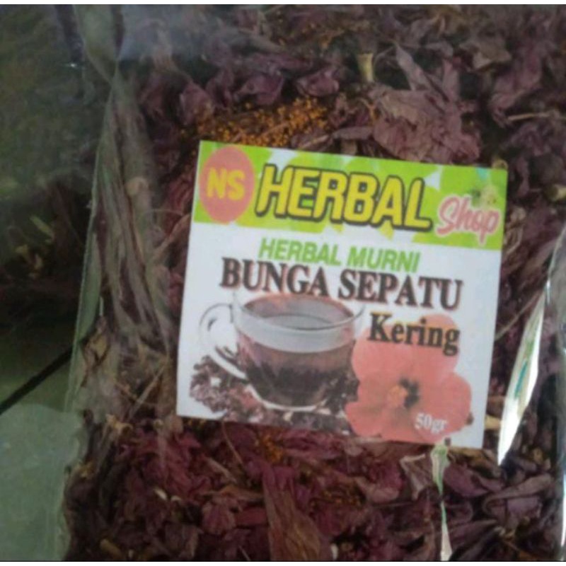 Bunga Sepatu Kering