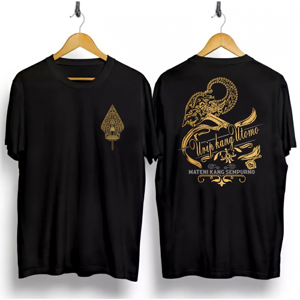 KAOS KATA JAWA SEMPURNO / KAOS KATUN / KAOS LATHI JAWA AJINING / KAOS SABLON / ATASAN PRIA WANITA / 