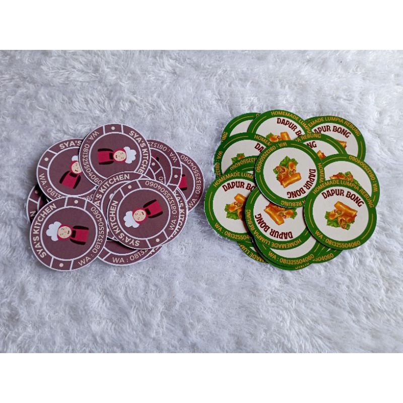 

Stiker Label Produk, Catering