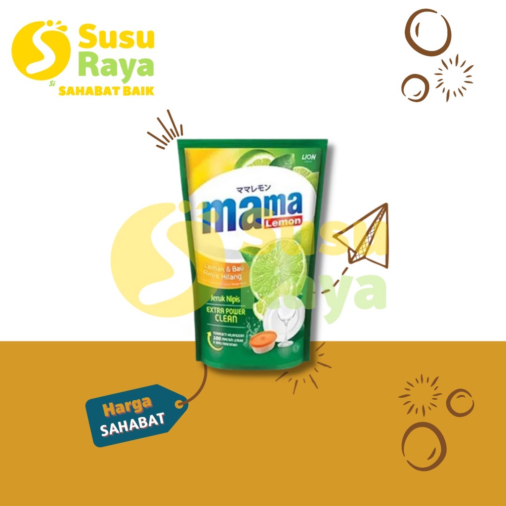 MAMA LEMON MAMA LIME JERUK NIPIS/LEMON/CHARCOAL/HABBATUSSAUDA 680ml