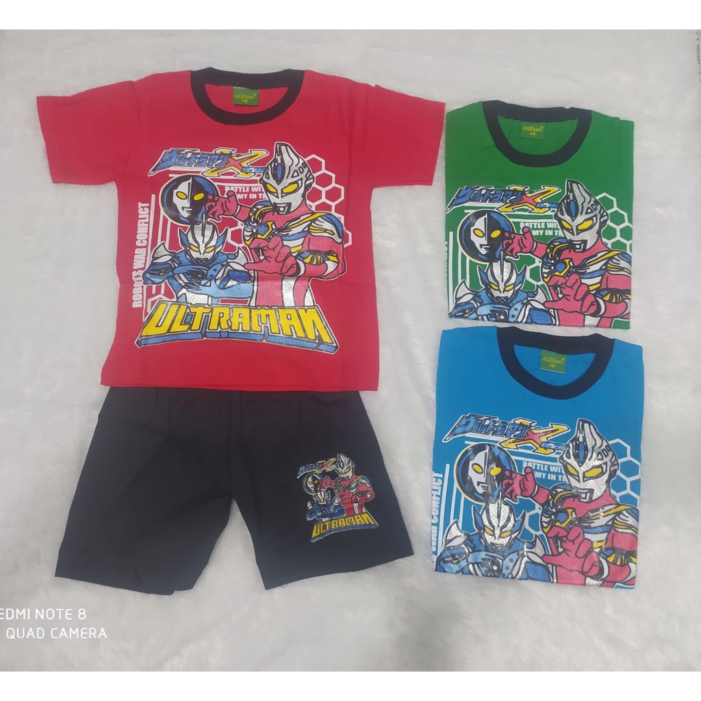 ( JB99 ) SETELAN ANAK LAKI LAKI ULTRAMAN ( 1 Pcs )