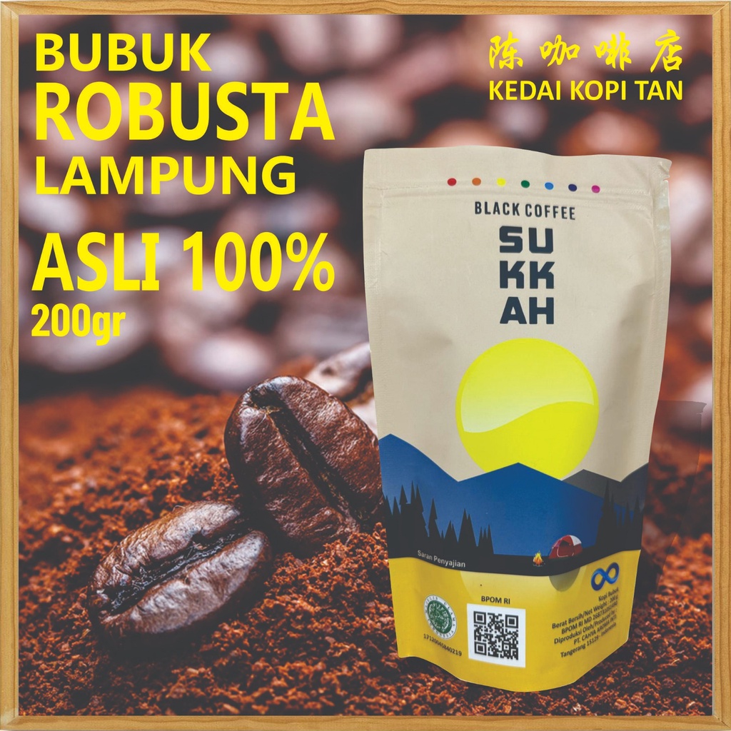 

[KEDAI KOPI TAN] Bubuk Kopi Robusta Asli 200gr