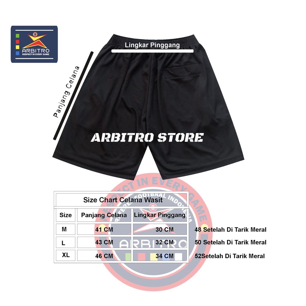 BAJU WASIT SPECS BRI LIGA 1 2022 - STELAN FULL LOGO (BAJU 4 LOGO + CELANA)
