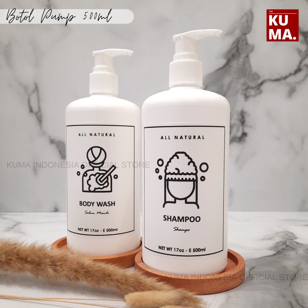 REFILLABLE DISH AND HAND SOAP BOTTLE 500ML | aesthetic bottle refill | botol sabun cuci tangan isi ulang | botol sabun cuci piring isi ulang | botol pump 500ml