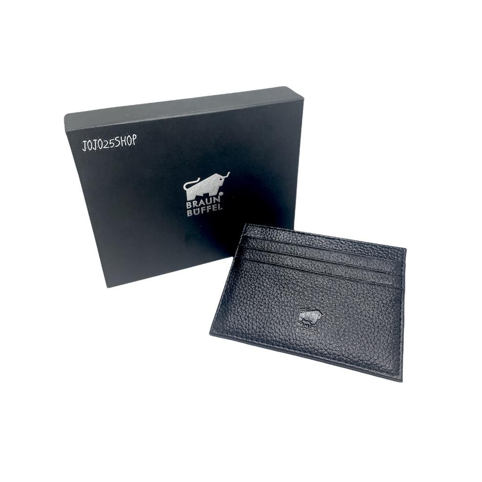 DOMPET KARTU / CARD HOLDER KULIT ASLI PRIA WANITA BRANDED 57 HITAM CHEKOUT