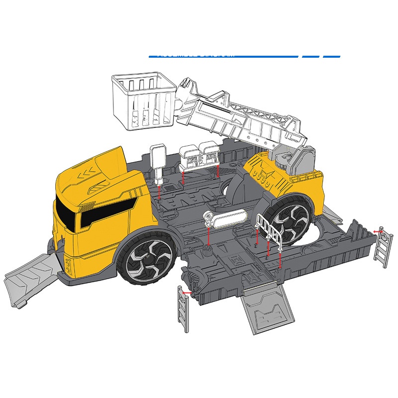 [FUNNY]Mainan Mobil Truck Besar Simulasi Parkir / Simulation Parking Truck / Mainan Mobil Konstruksi Dan Alat Berat / Mainan Mobil Sport /