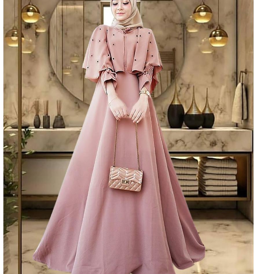 ♜ [ SUPER TERMURAH ] Caca Dress / Carita Maxy / Gamis Remaja / Sabrina Dress ☃