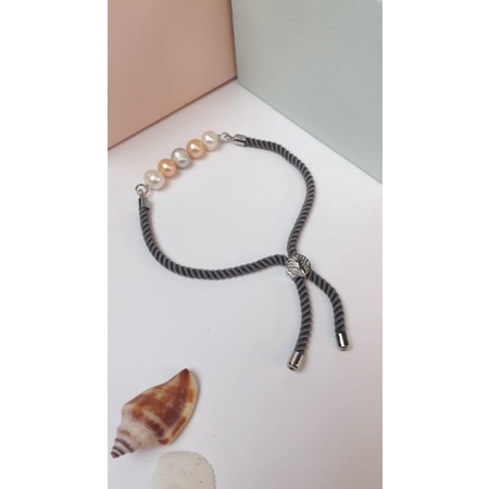 Mutiara Lombok Asli | Gelang tali mutiara air tawar