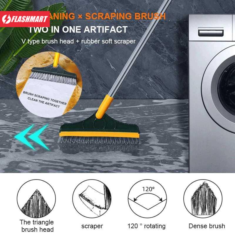 Flashmart Cleaner Sikat Pembersih 2in1 Cleaning Brush Broom Mop Cleaner - UR377