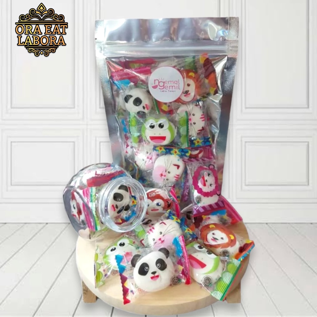 

Marshmallow Aneka Rasa Bentuk Hewan Lucu & Imut Kualitas Premium - Ora Eat Labora