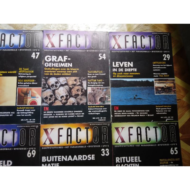 MAJALAH X FACTOR - MAJALAH BELANDA JADUL