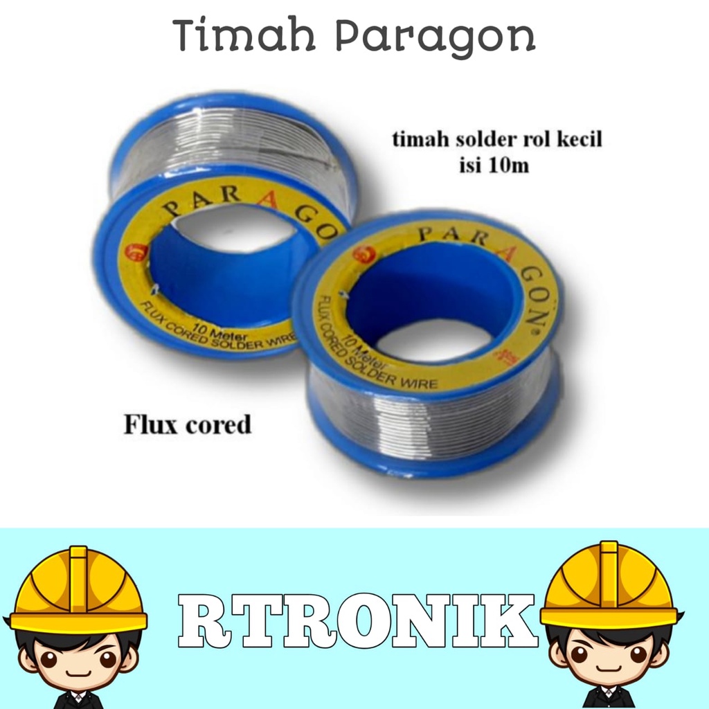 Timah Solder kecil 10 meter 0.8 mm Paragon solder wire