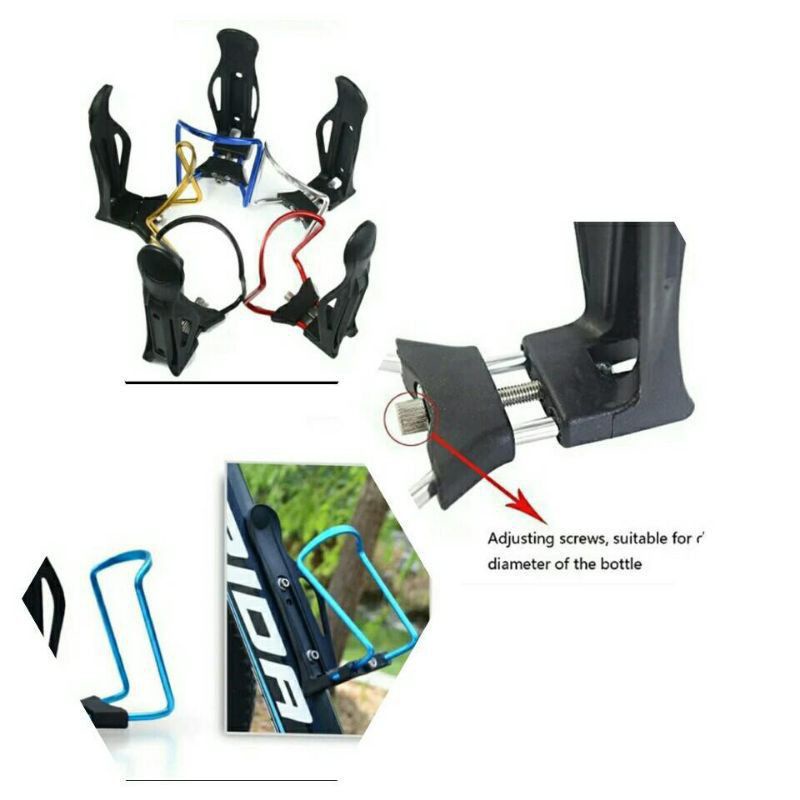 TEMPAT HOLDER BOTOL MINUM SEPEDA DAN MOTOR / TEMPAT BOTOL MINUM SEPEDA / TEMPAT AQUA