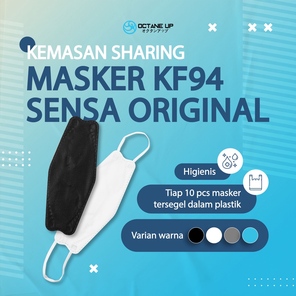 Masker Kf94 Sensa 4ply isi 10pcs