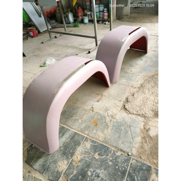 Slebor bagian belakang mobil new carry