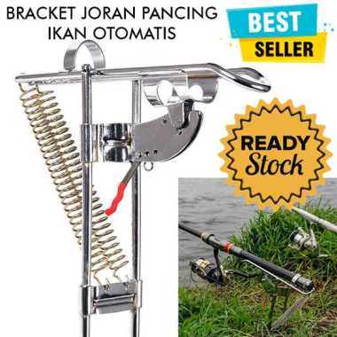 Penyanggah Stan Cagak Dudukan Joran Pancing Automatic Spring Fish Pole Penyangga Cagak Fishing Ikan 