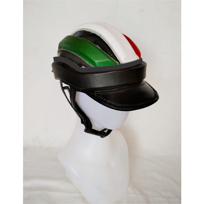 Produk Terbaik] HELM SEPEDA TOPI - KULIT ASLI BANGET