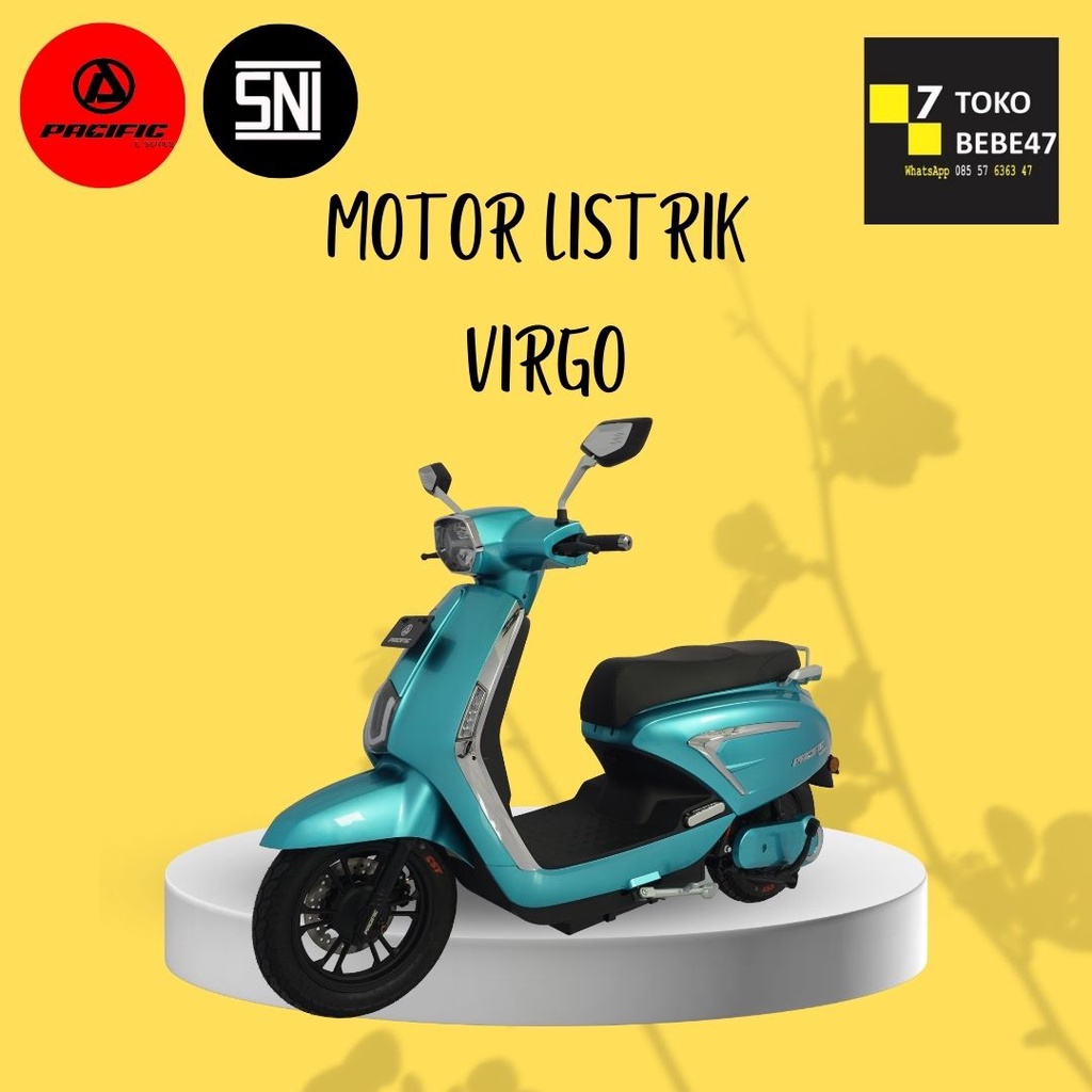 Sepeda Motor Listrik Virgo 1.2 12 1 2 Pacific Exotic Vespa Listrik