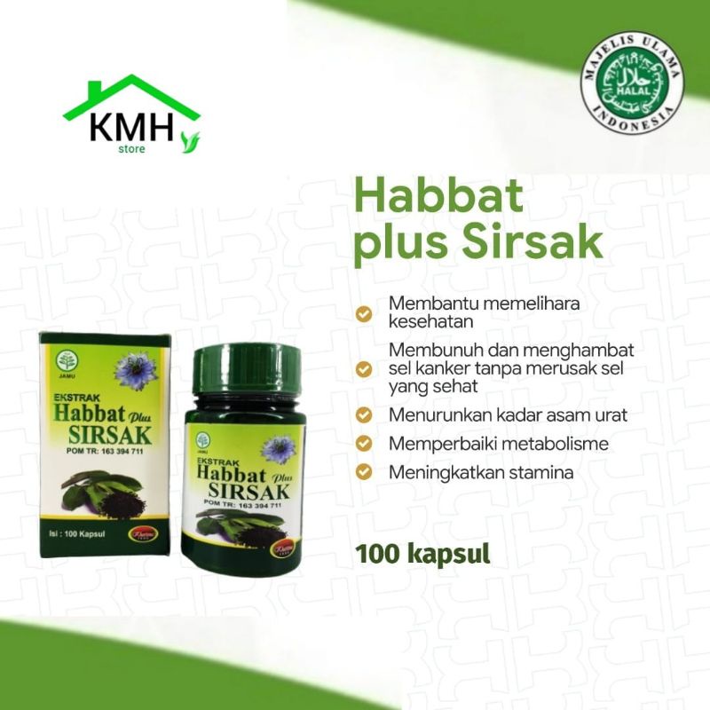 

Habbat Sirsak 100 Kapsul