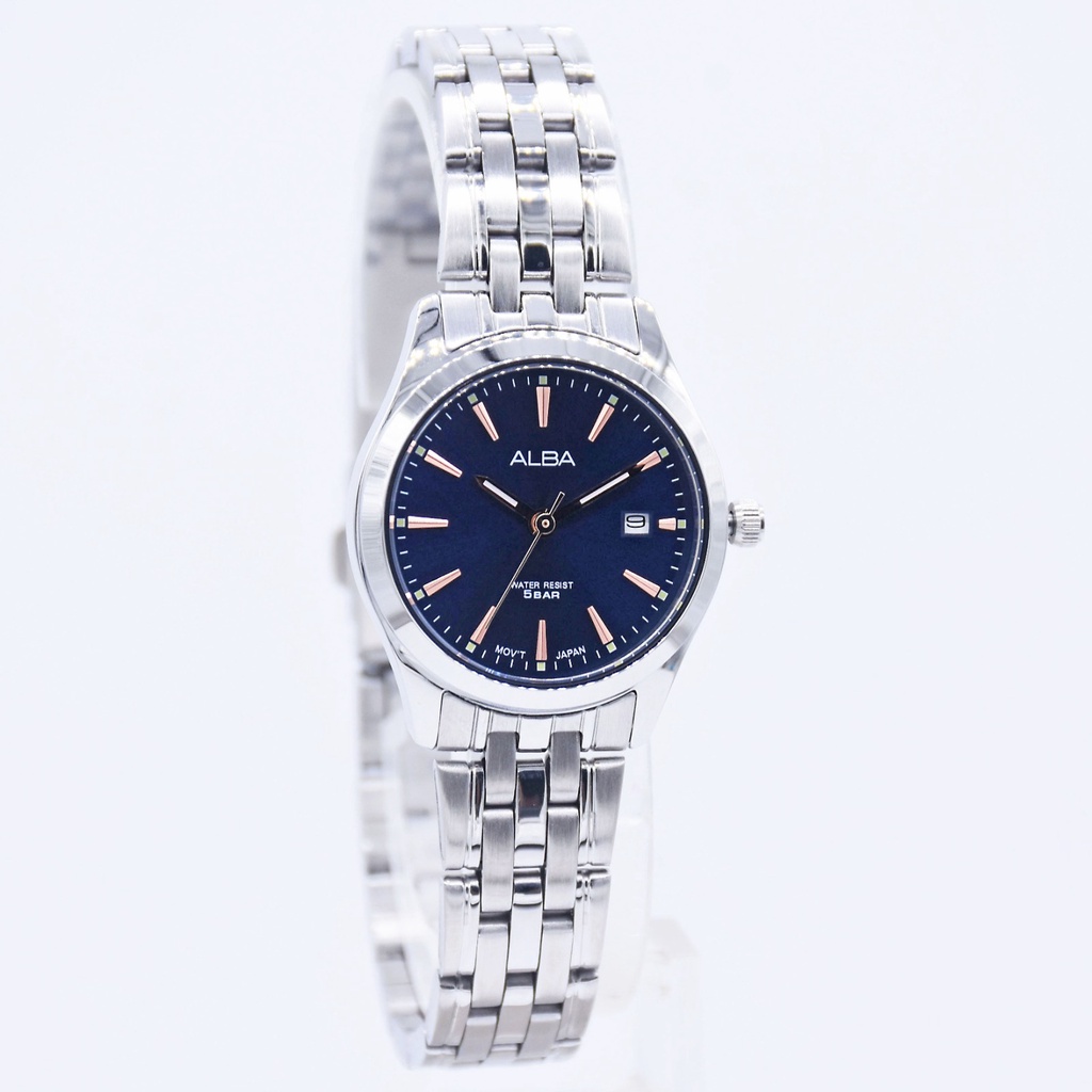 Jam Tangan Pria Alba AS9Q95X1 dan Wanita Alba AH7BN1X1 Original