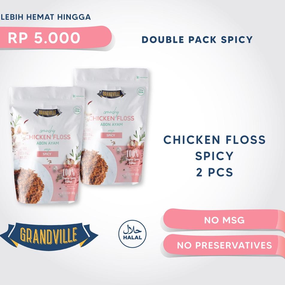 

✳ Grandville Abon AYAM Crunchy Double Pack Spicy ✰