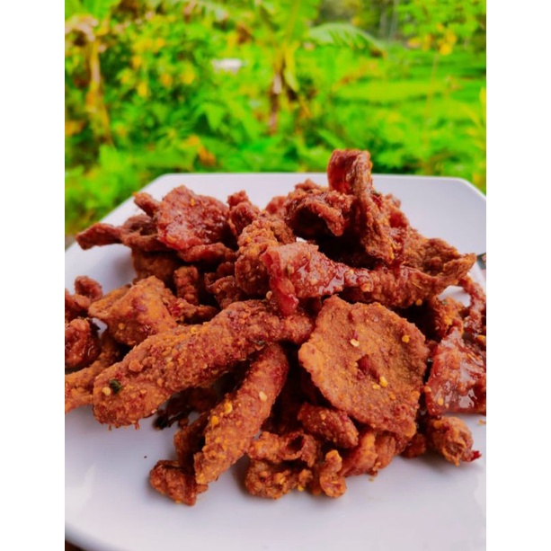 

kulit ayam crispy pedas