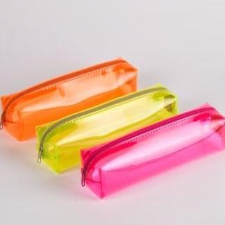 

Tas Pouch Kotak Pensil Transparant Pouch Travel Gadget Organizer